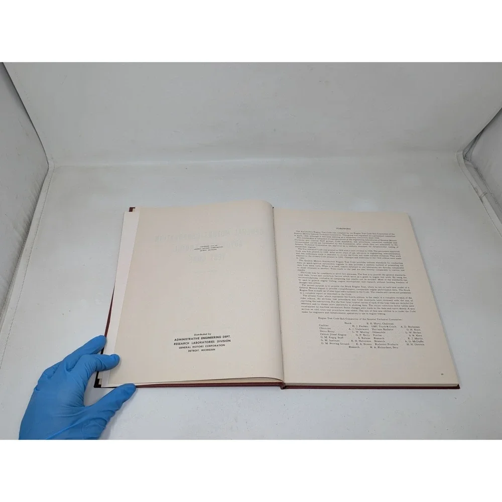 General Motor Corporation / Automotive Engine Test Code 1954 4th Edition‎